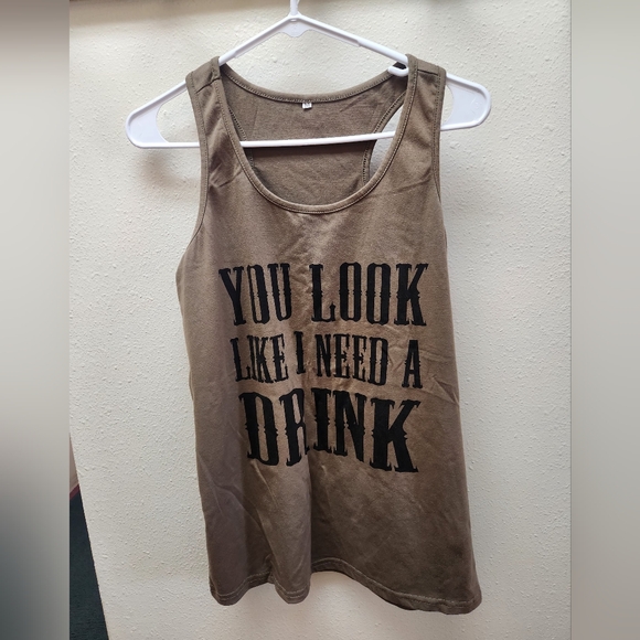 Tank, medium, brown, - Picture 1 of 3